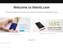 Tablet Screenshot of inerdz.com